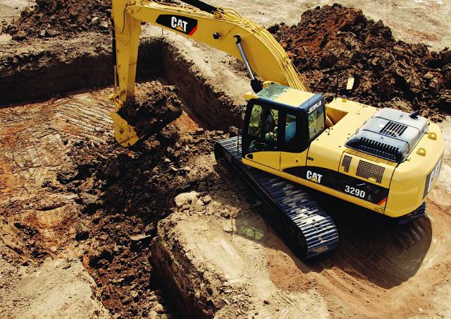 excavadora cat 329d