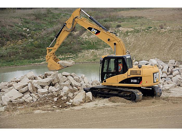 excavadora caterpillar 312 especificaciones